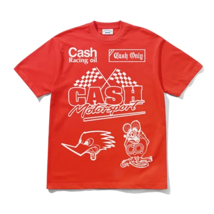 Cash only Service Tee Red
