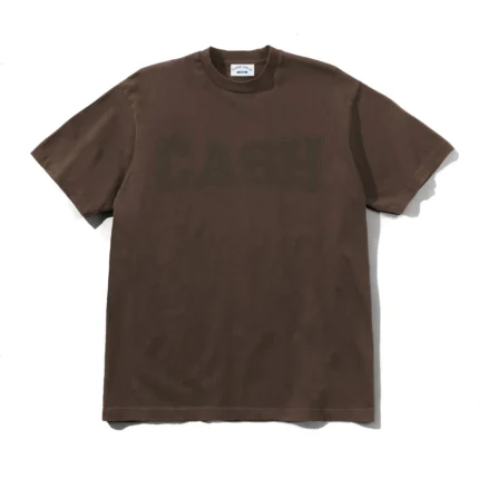 Cash only Campus Tee Washed Brown