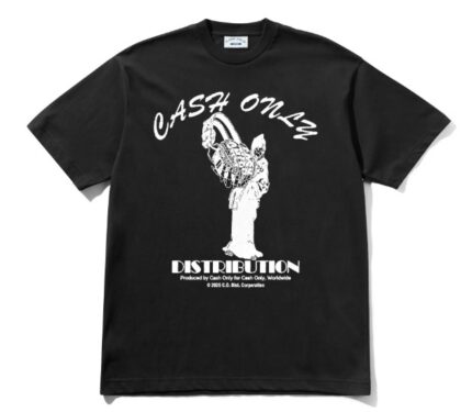 cash only Listen Tee, Black