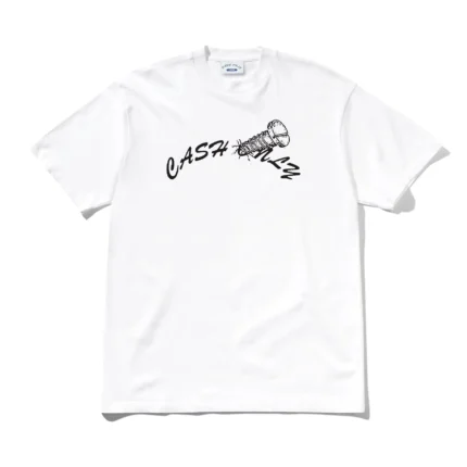 Cash only Screw Logo Tee White