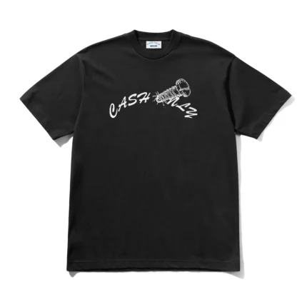 Cash only Screw Logo Tee Black