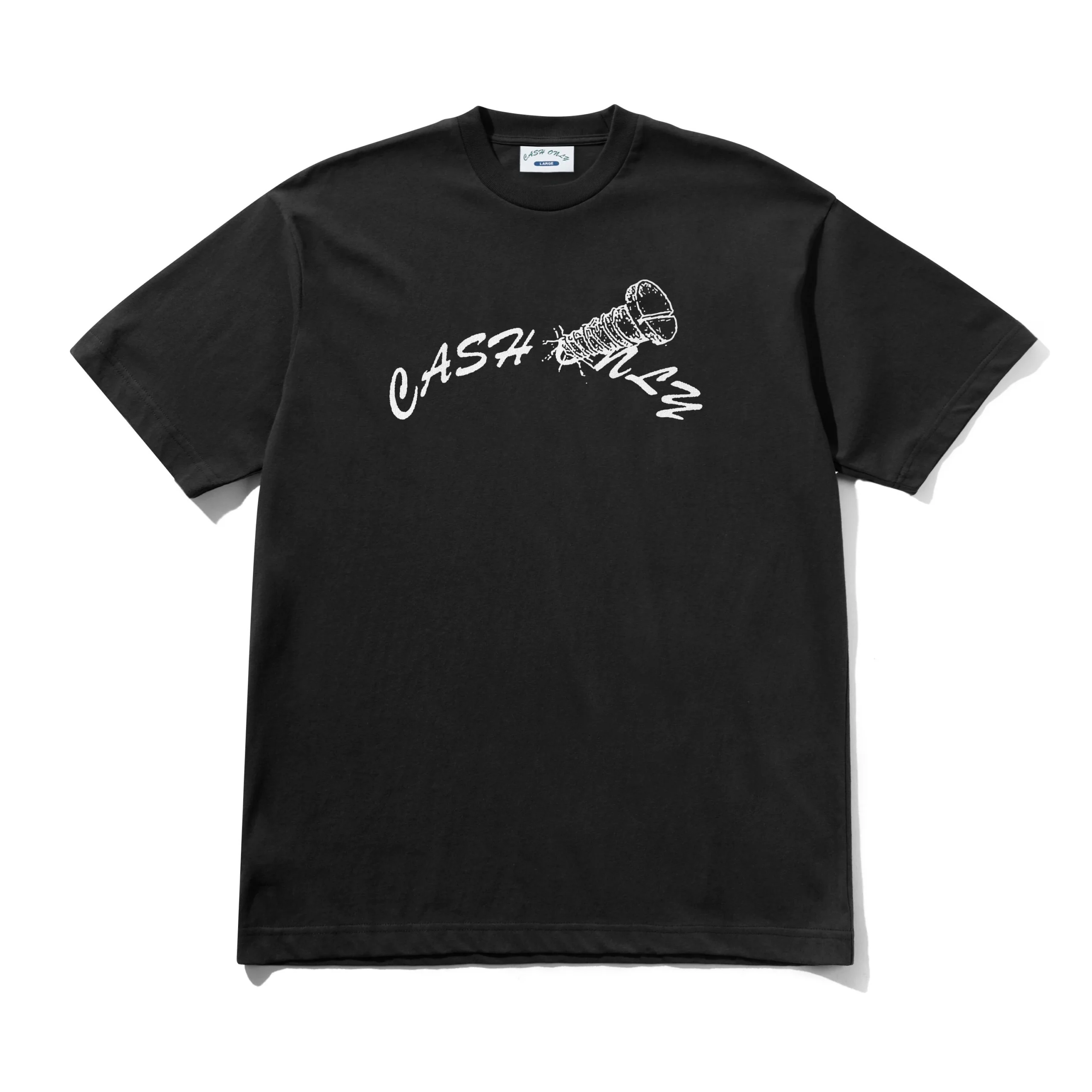Cash only Screw Logo Tee Black Cash only Screw Logo Tee Black