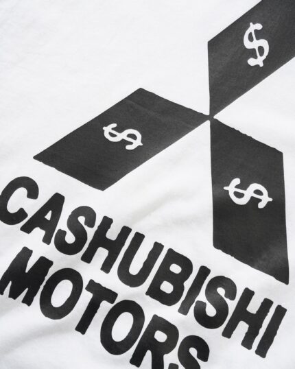 Cash only Cashubishi Tee White