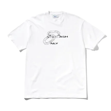 Cash only Chain Tee White