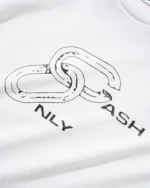 Cash only Chain Tee White