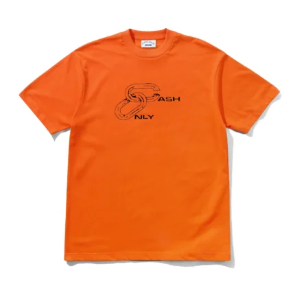 Cash only Chain Tee Orange