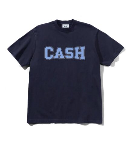 Cash only Campus Tee Washed Navy