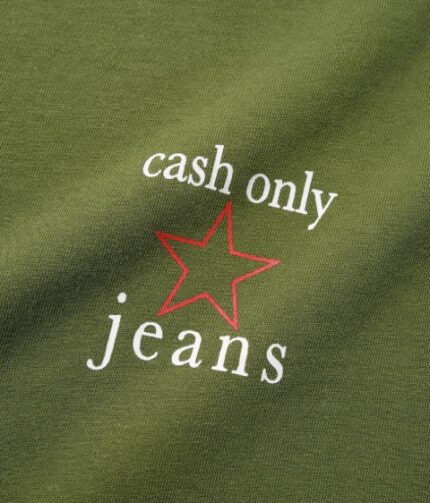 Cash only Star Tee Washed Army