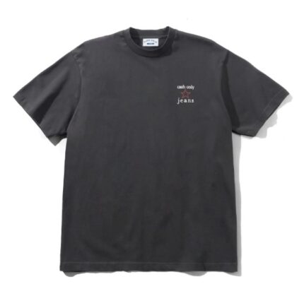 Cash only Star Tee Washed Black