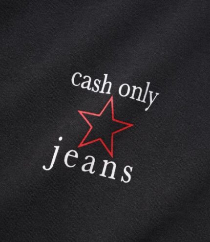 Cash only Star Tee Washed Black