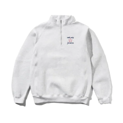 Cash only Star Quarter Zip Ash