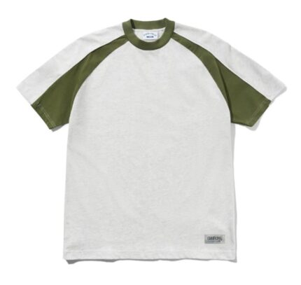 Cash only Track Panel Tee Ash / Army