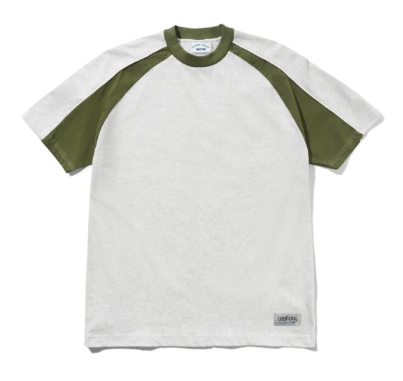 Cash only Track Panel Tee Ash / Army Cash only Track Panel Tee Ash / Army
