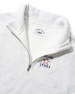 Cash only Star Quarter Zip Washed Navy