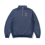 Cash only Star Quarter Zip Washed Navy