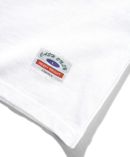 Cash only Heavy Weight Tee White