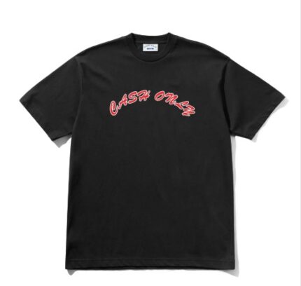 cash only grid-logo-tee-black
