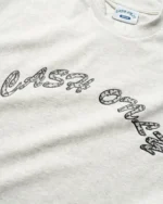 Cash only Diamond Plate Logo Tee Ash