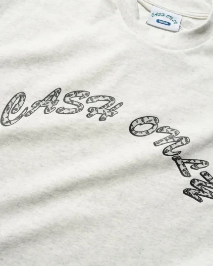 Cash only Diamond Plate Logo Tee Ash