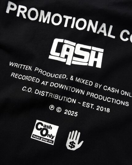 Cash only Promotional Tee Black