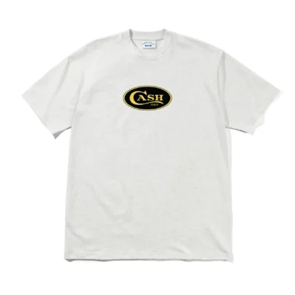 cash only Emblem Tee Ash