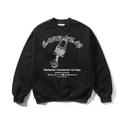 Cash only Locksmith Crewneck Black