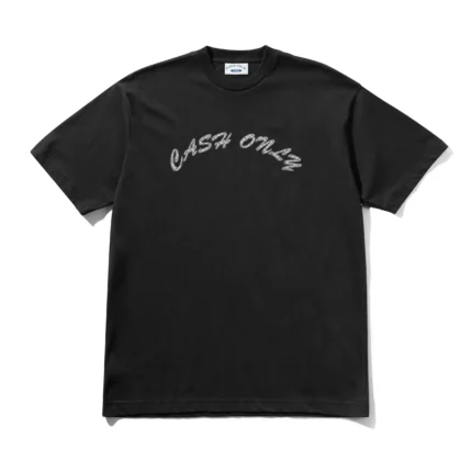 Cash only Diamond Plate Logo Tee Black