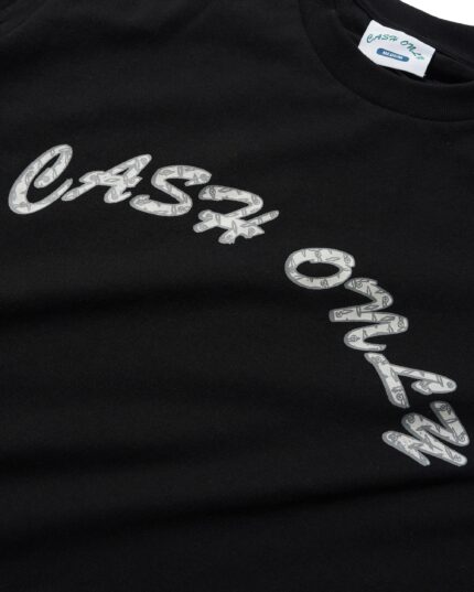 Cash only Diamond Plate Logo Tee Black