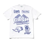 Cash only Service Tee White