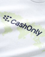 Cash only Business Tee White
