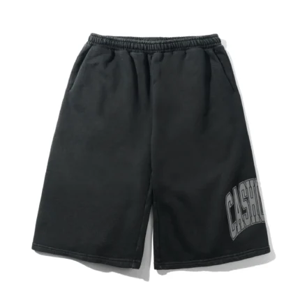 Cash only Bench Fleece Shorts, Black