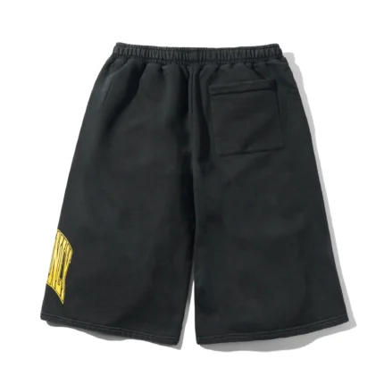 Cash only Bench Fleece Shorts, Washed Black