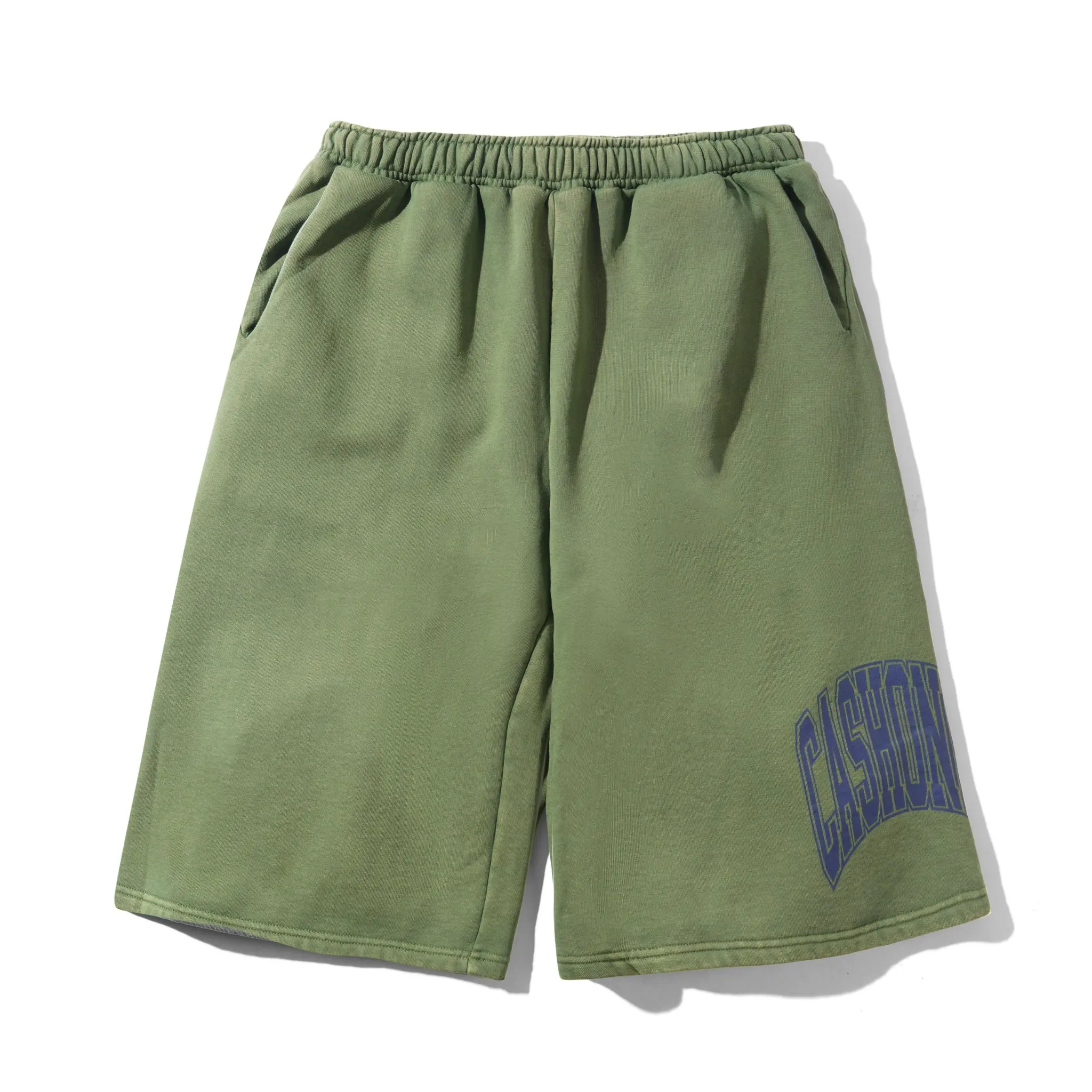 BenchFleeceShortsWashedForestGreen1