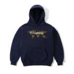 Cash Only Business Pullover Hood Navy