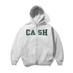 Cash Only Campus Applique Zip-Thru Hood, Ash