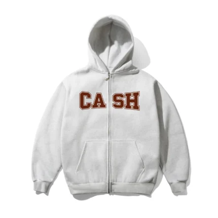 Cash Only Campus Zip-Thru Hood Ash