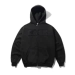 Cash Only Campus Zip-Thru Hood, Washed Black