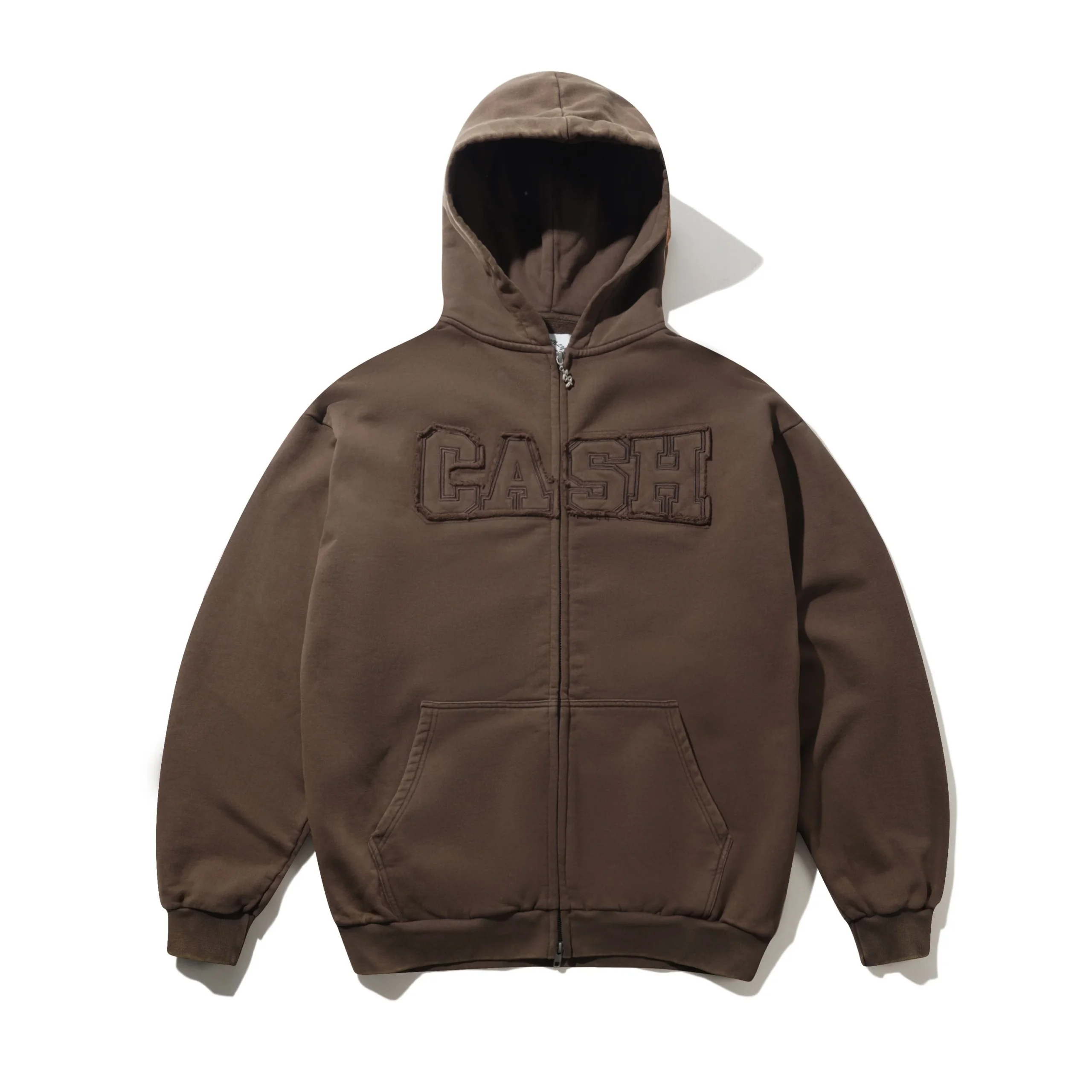 CampusZip-ThruHoodWashedBrown1 Cash Only Campus Zip-Thru Hood, Washed Brown