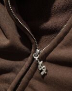 Cash Only Campus Zip-Thru Hood, Washed Brown