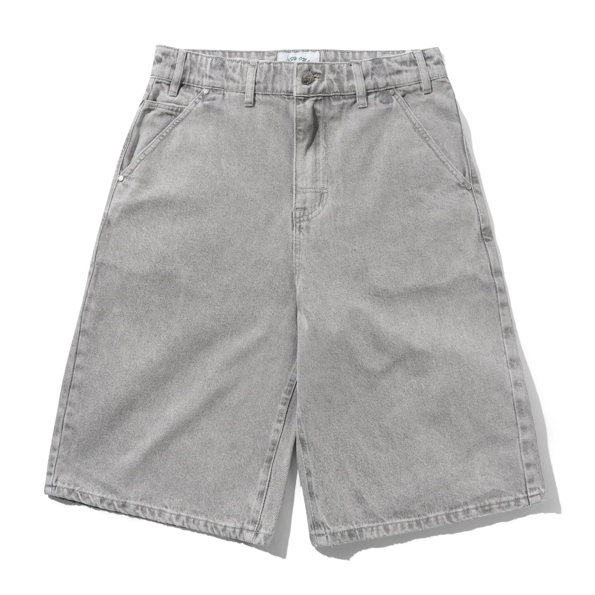 ClubDenimShortsWashedGrey1 Cash only Club Denim Shorts, Washed Grey