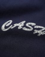 Cash Only Diamond Plate Logo Pullover Hood Navy
