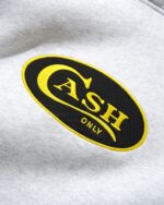 Cash Only Emblem Pullover Hood Ash