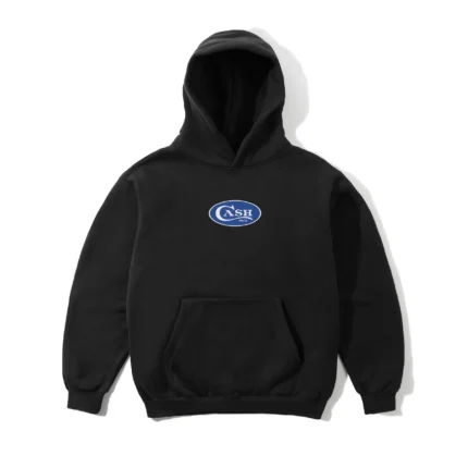 Cash Only Emblem Pullover Hood Black