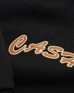 Cash Only Felt Applique Logo Pullover Hood Black
