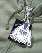 Cash Only Heavy-Weight Zip-Thru Hood, Dull Sage