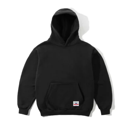 Cash Only Heavy-Weight Basic Pullover Hood, Black
