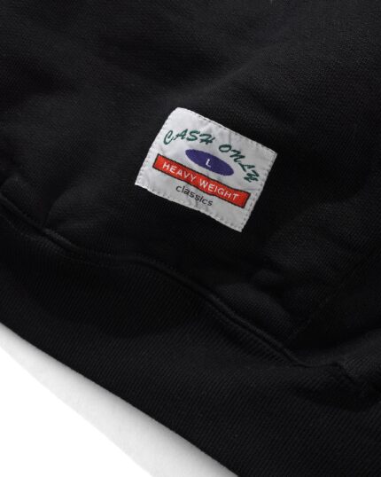 Cash Only Heavy-Weight Pullover Hood, Black