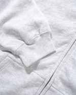 Cash Only Heavy-Weight Zip-Thru Hood, Ash