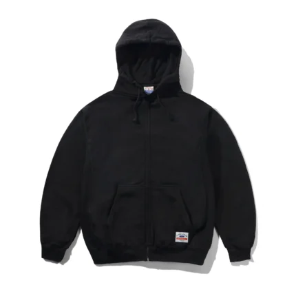 Cash Only Heavy-Weight Zip-Thru Hood, Black