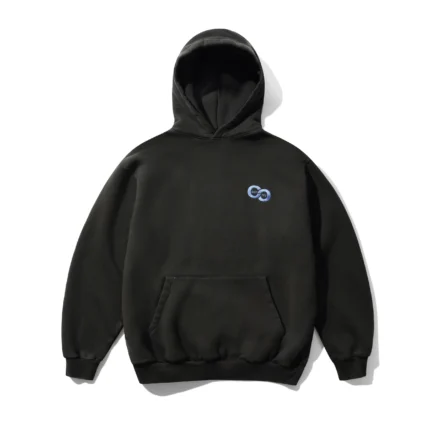 Cash Only Linked Pigment Dye Pullover Hood Washed Black